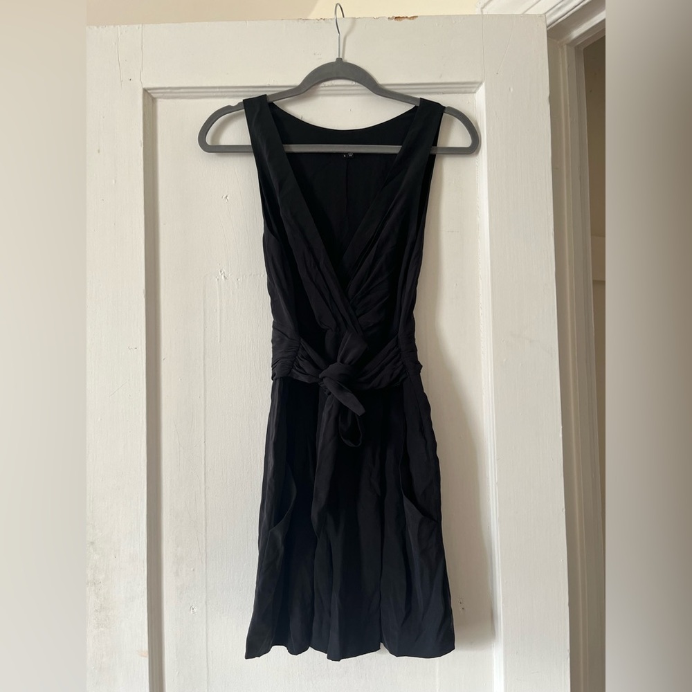 Theory Silk Gianna Bandit Short Romper